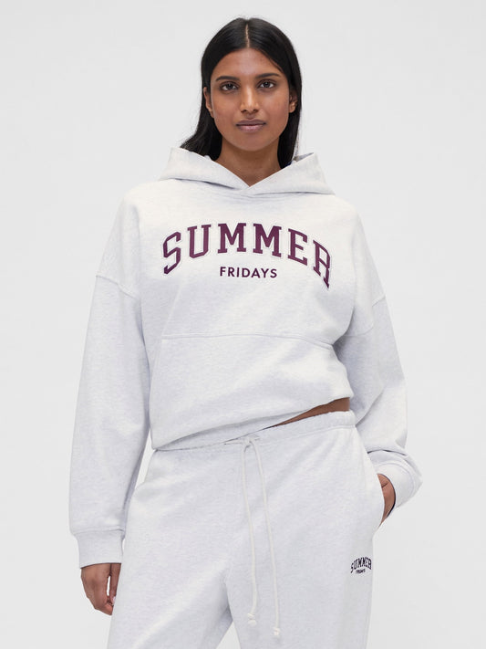 Gri Gap × Summer Fridays Heavyweight Oversized Logo Sweatshirt