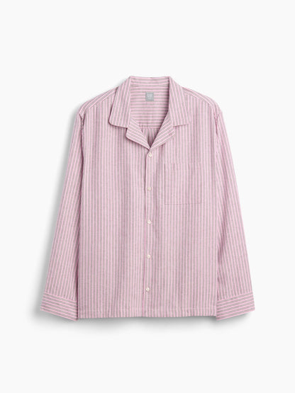 Açık Pembe Softest Flannel Gömlek Pijama Üstü
