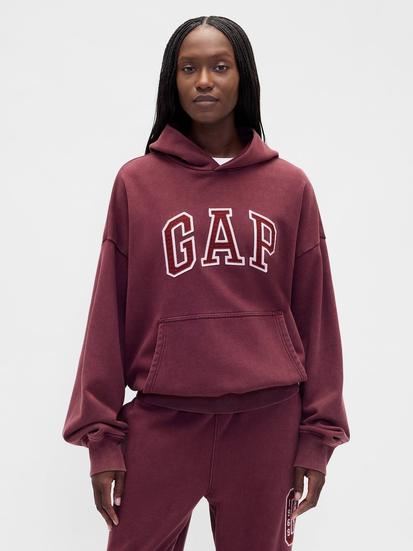 Bordo Heavyweight Oversized Logo Sweatshirt