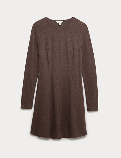 Pamuk Karışımlı Jersey Mini Elbise