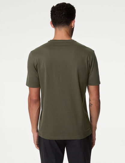 Pure Supima® Slim Fit Premium Pamuklu T-shirt