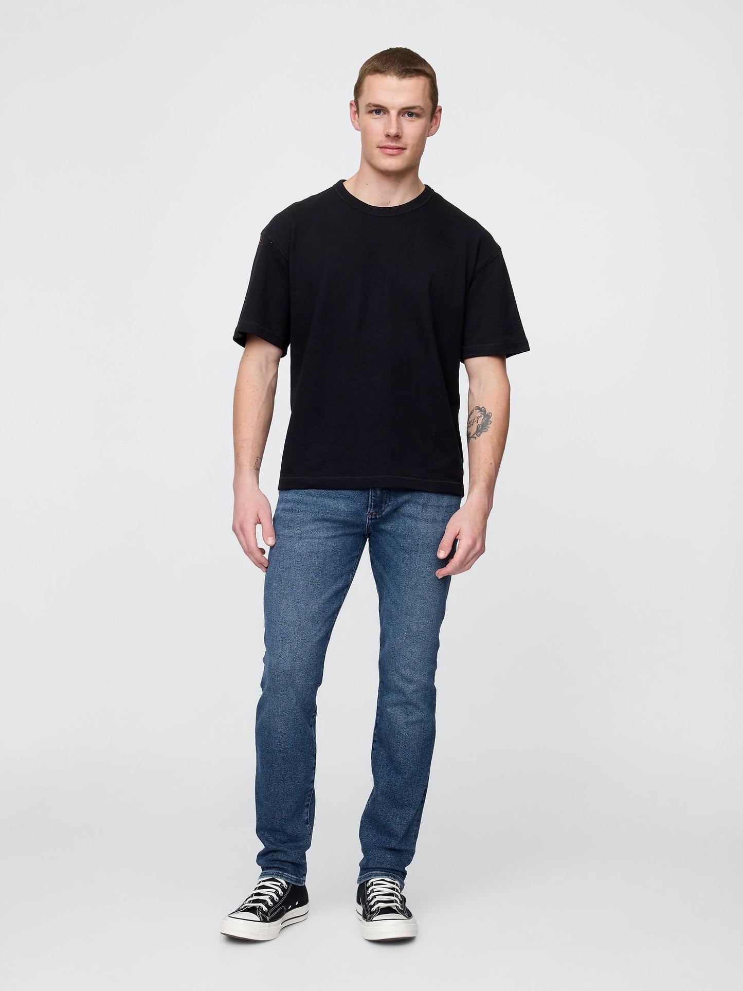 Koyu Mavi Gapflex Washwell Skinny Jean Pantolon