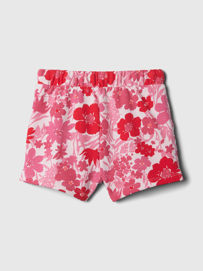 Pembe Gap Logo Fransız Havlu Kumaş Pull-on Şort