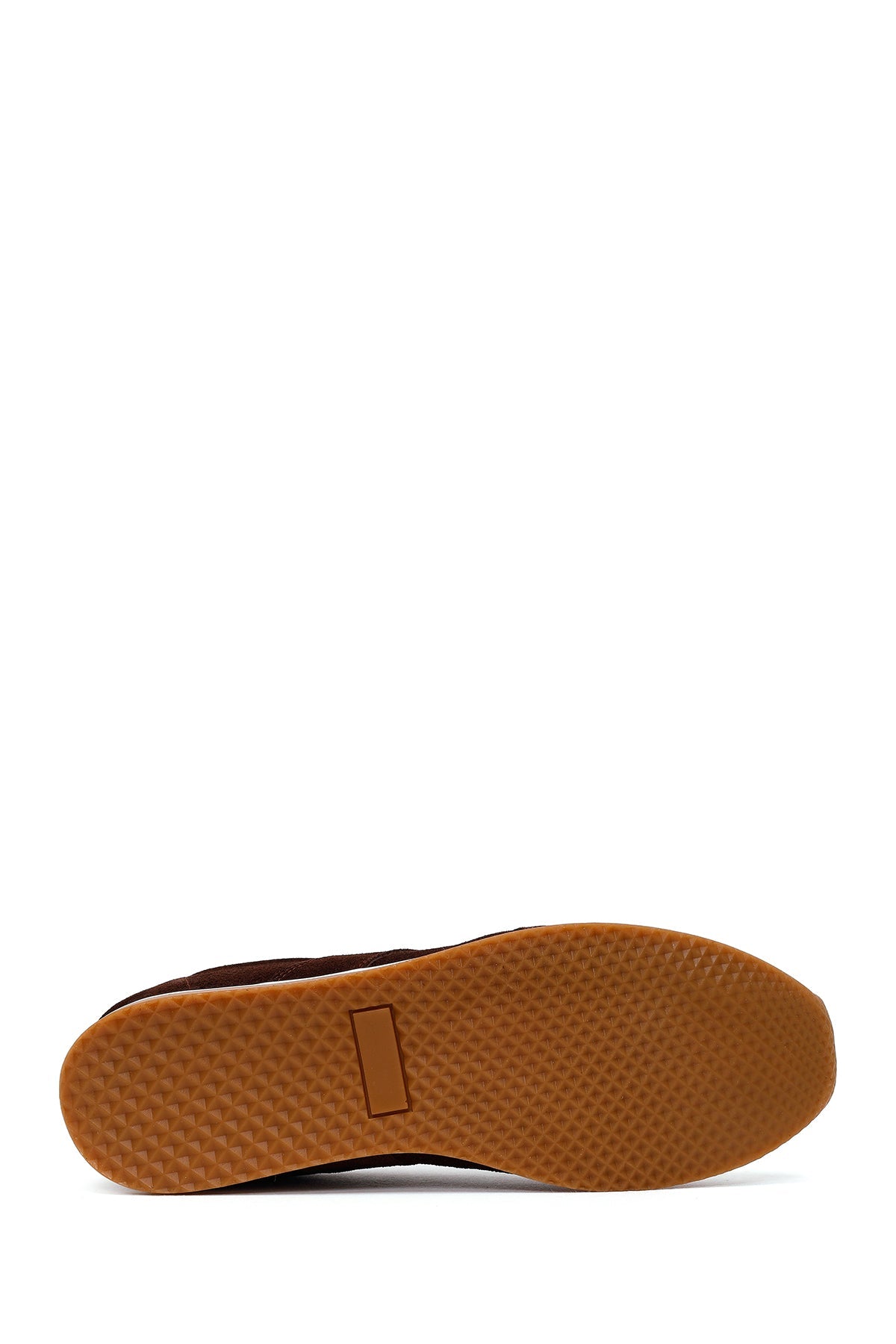 Erkek Kahverengi Bağcıklı Süet Deri Sneaker