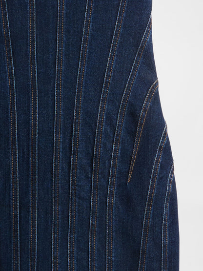 Lacivert Gapstudio Denim Midi Elbise