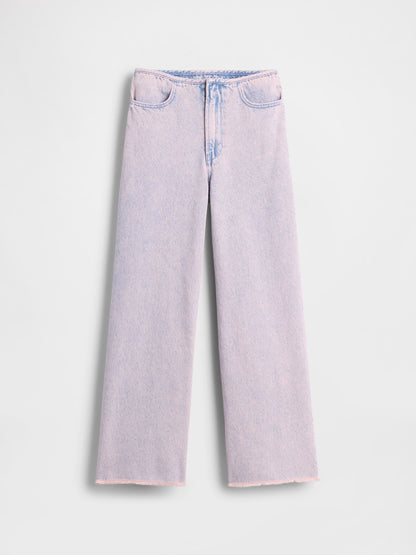 Pembe Low Rise Stride Wide-leg Jean Pantolon