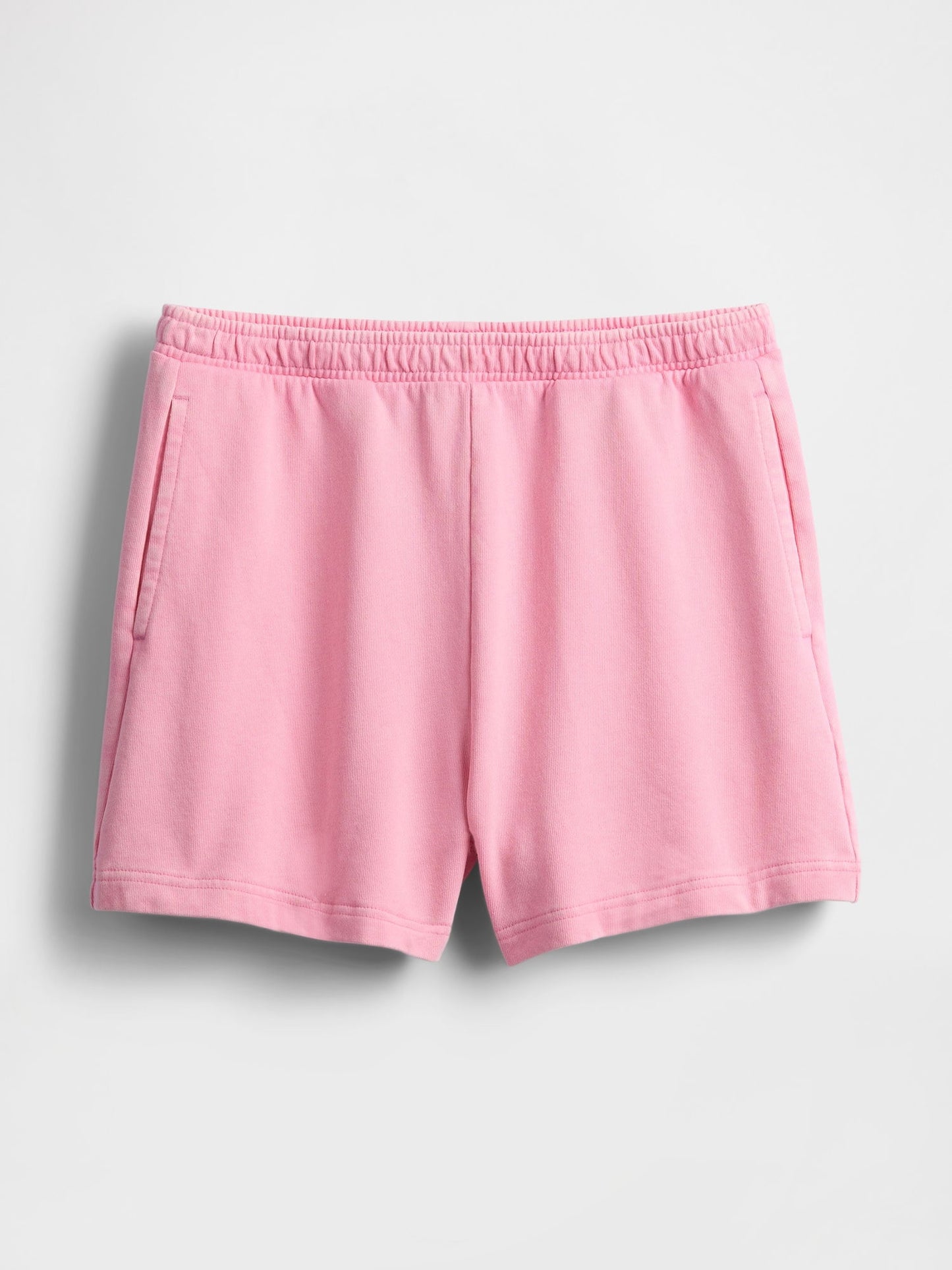 Açık Pembe Heavyweight Havlu Kumaş Şort
