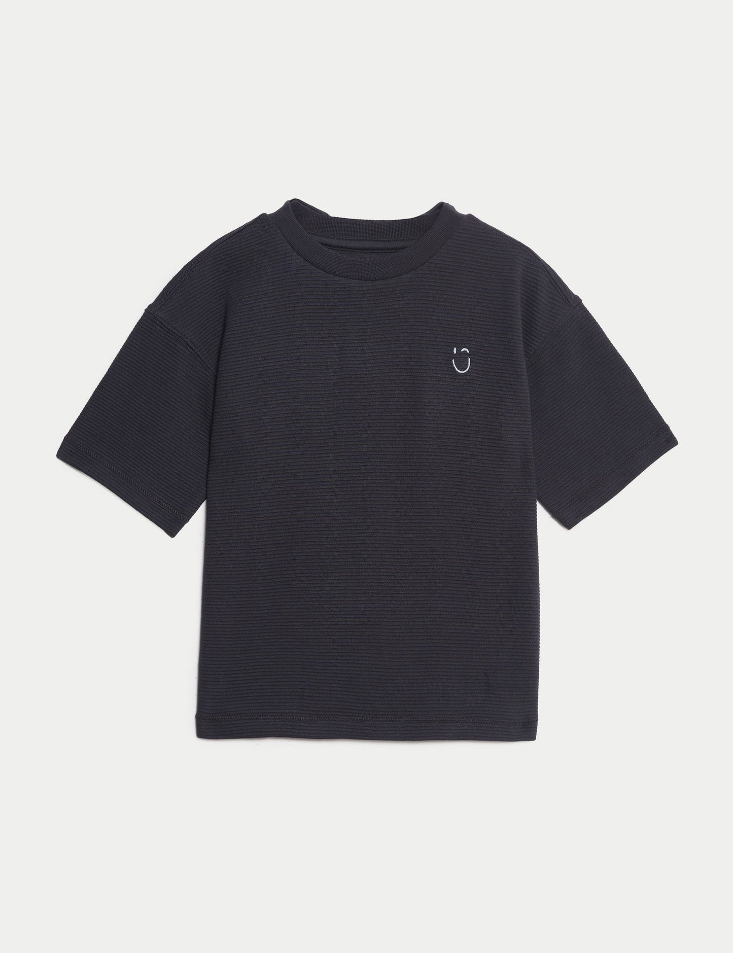 Saf Pamuklu Dokulu T-shirt (1-7 Yaş)
