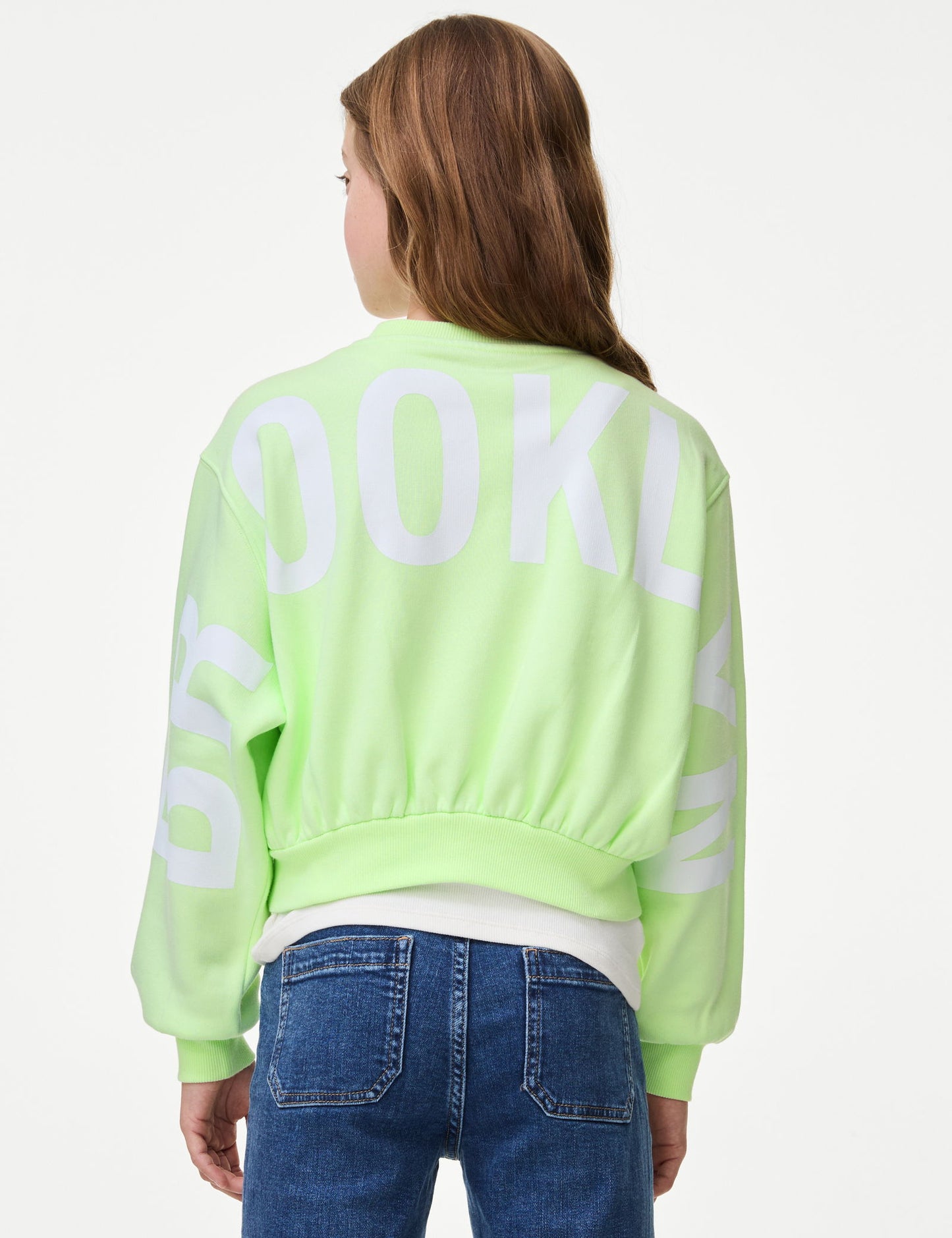 Slogan Desenli Sweatshirt (6-16 Yaş)
