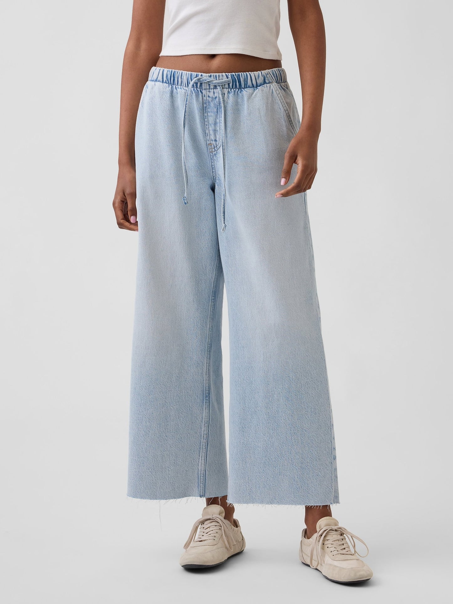 Açık Mavi Low Rise Easy '90s Jean Pantolon
