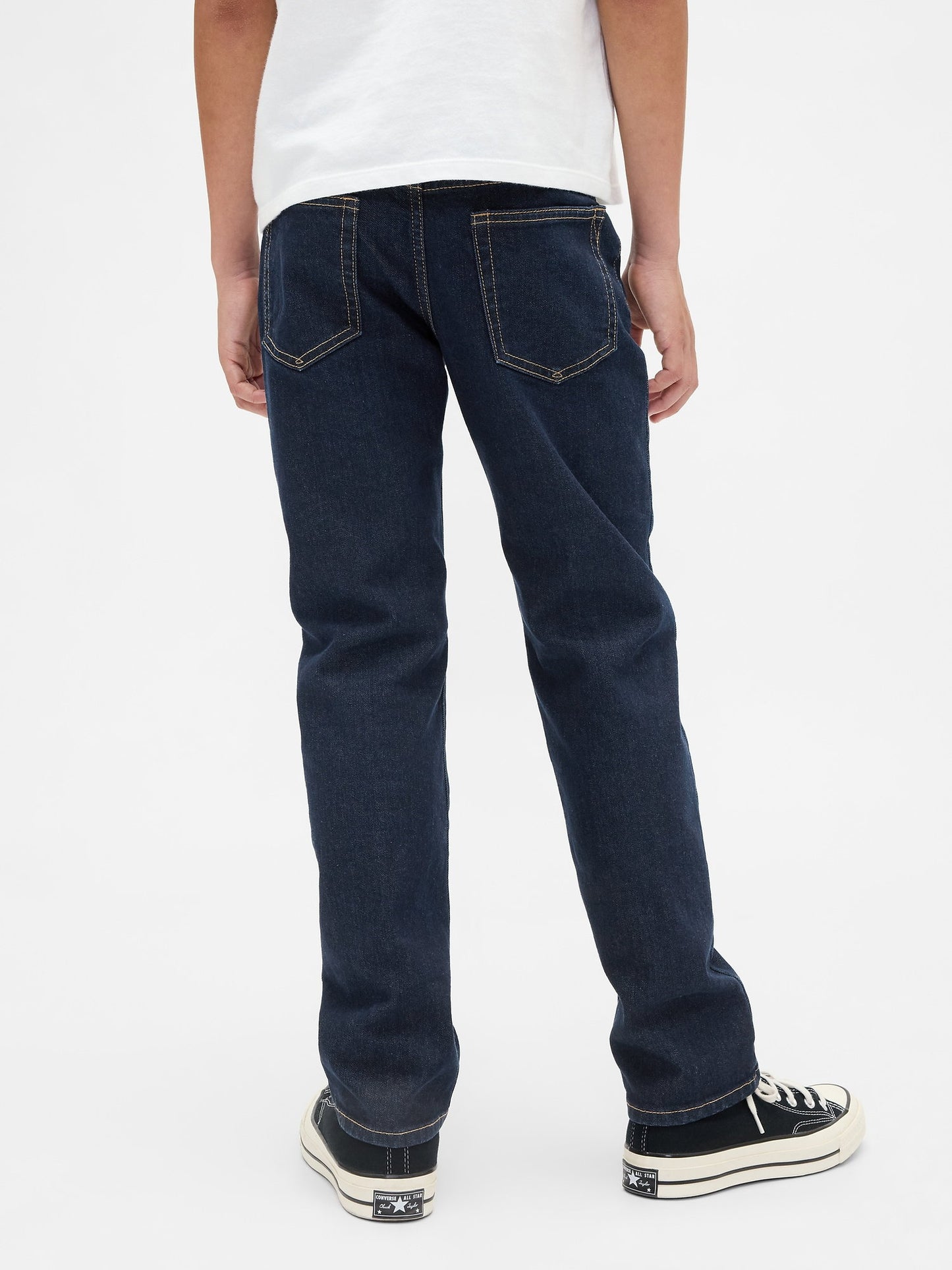 Koyu Mavi Straight Jean Pantolon