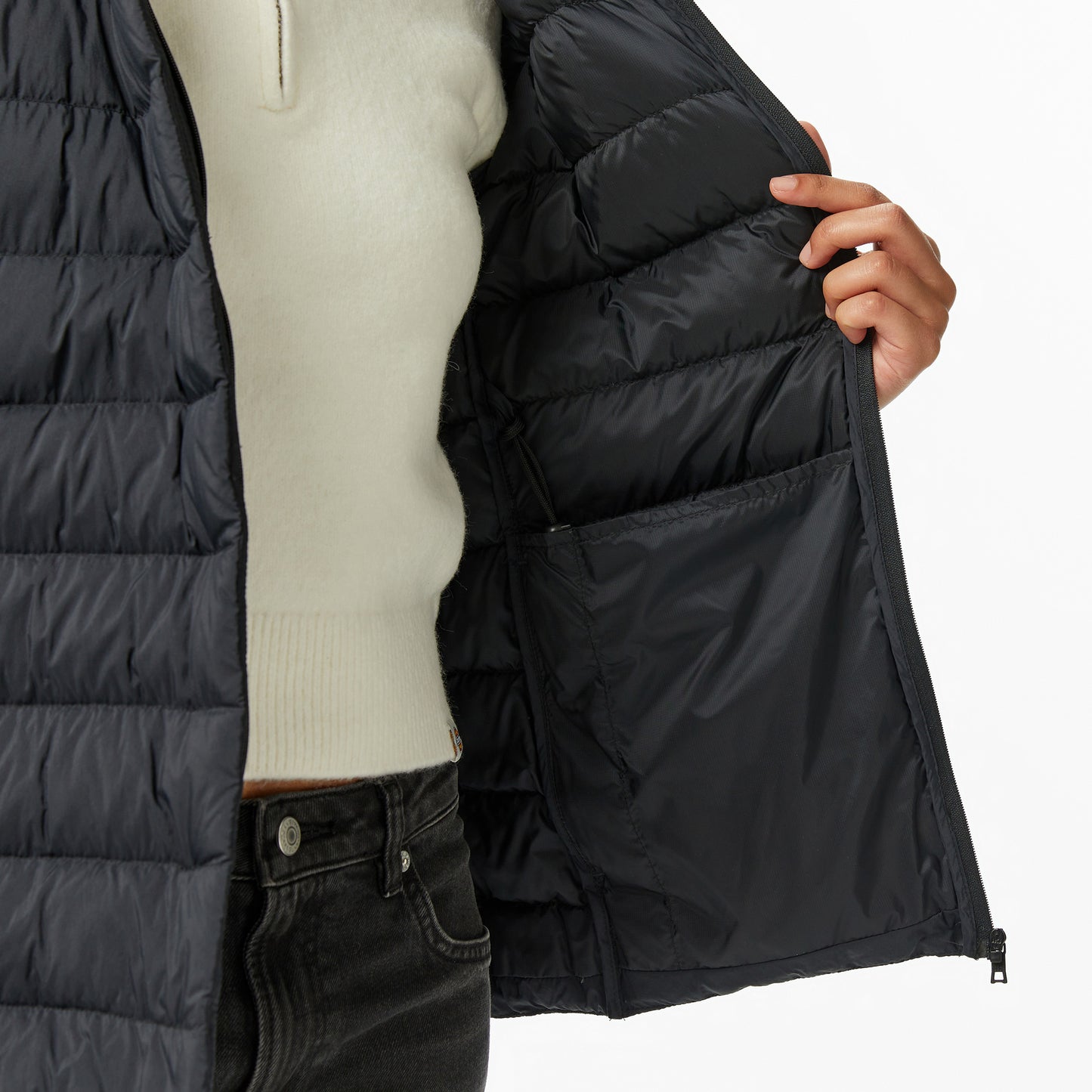 Nautica Kadın Siyah Regular Fit Mont