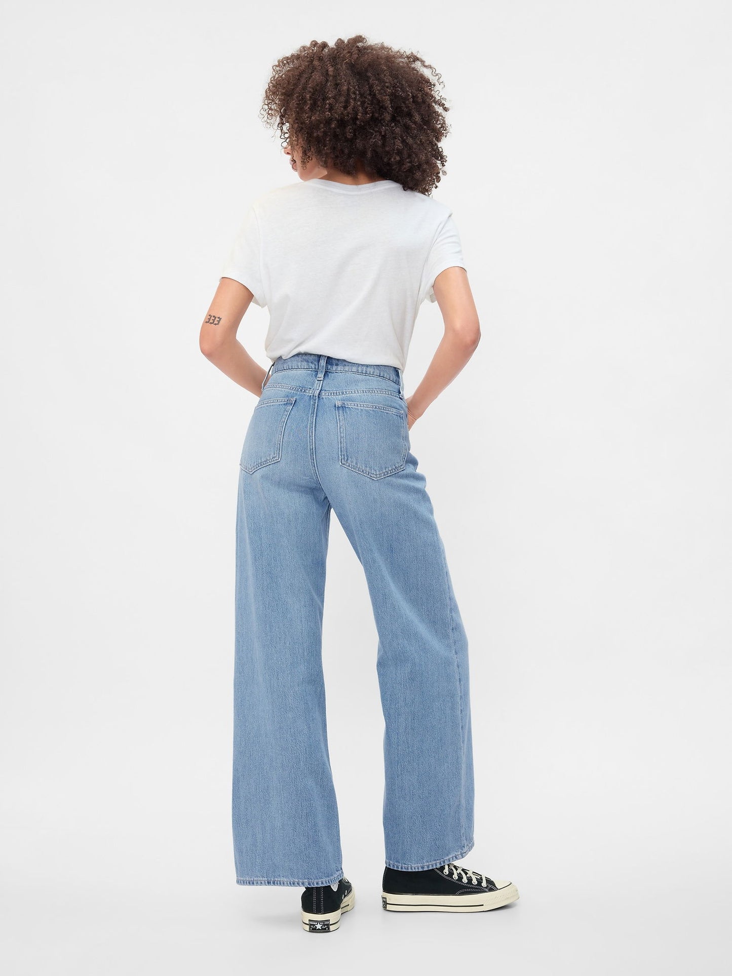 Mavi High Rise Wide Leg Jean Pantolon