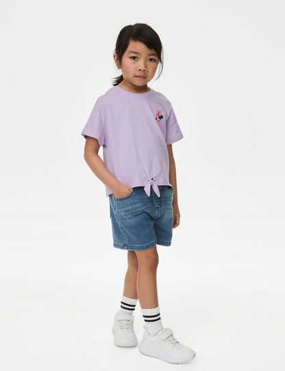 Saf Pamuklu Minnie Mouse:trade_mark: T-shirt (2-7 Yaş)