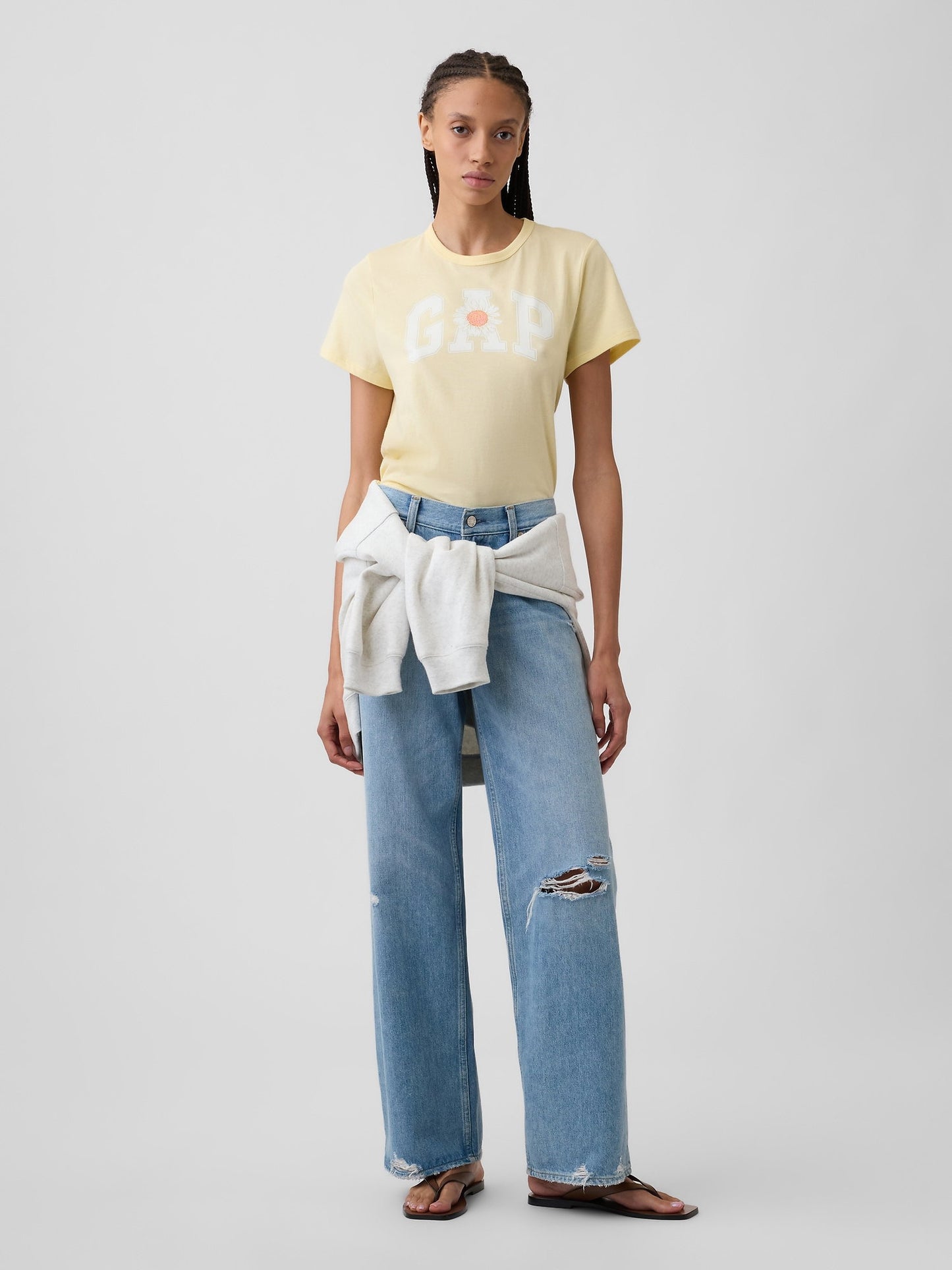 Sarı Favorite Grafik Baskılı T-shirt