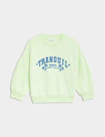 Batik Desenli Sweatshirt (2-8 Yaş)