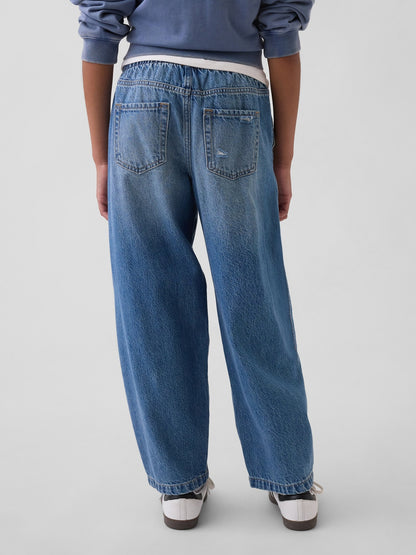 Mavi High Rise Easy Barrel Jean Pantolon