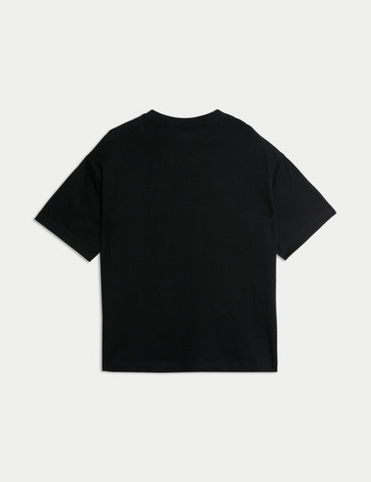 Saf Pamuklu Basketbol T-shirt (2-16 Yaş)