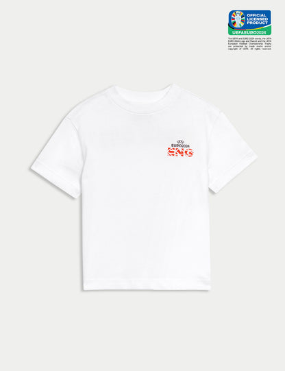 Saf Pamuklu Uefa Euro2024™ T-shirt (2-7 Yaş)