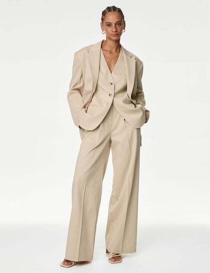 Lyocell™ Relaxed Fit Blazer Ceket