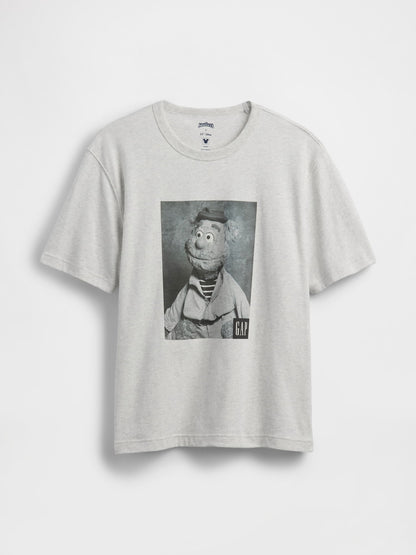 Gri Gap × Disney The Muppets Grafik T-shirt