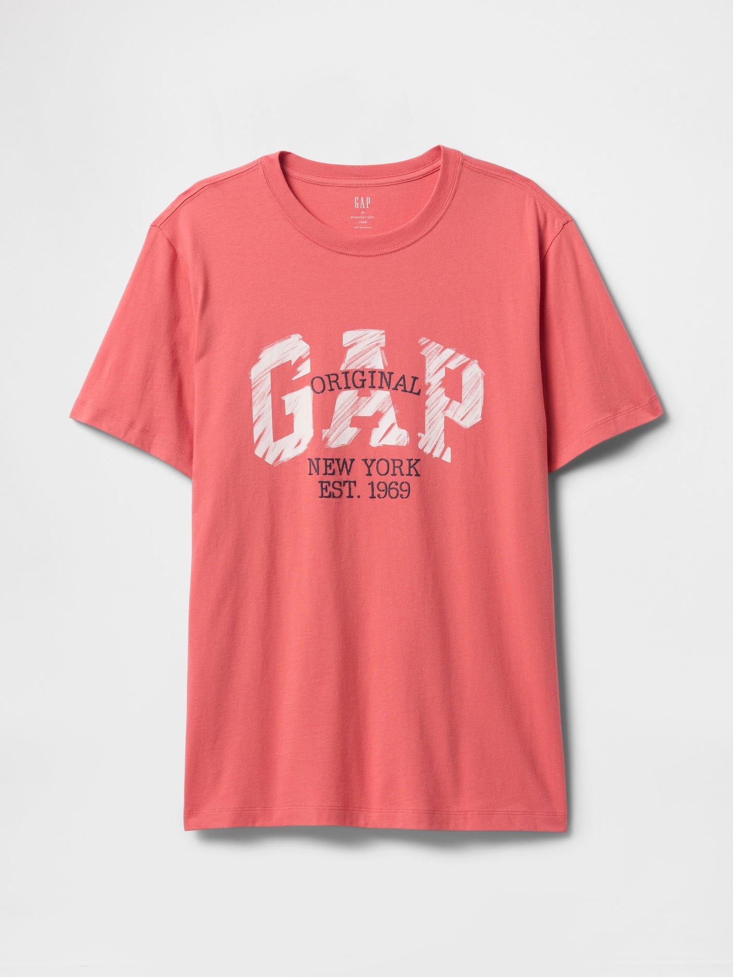 Pembe Everyday Soft Gap Logo Grafik T-shirt