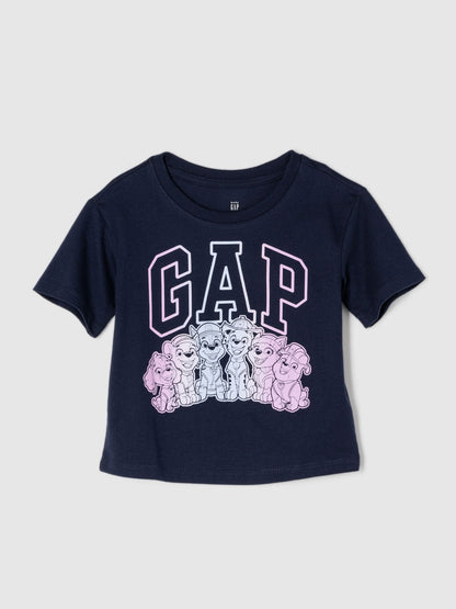 Lacivert Gap Logo Paw Patrol Grafikli T-shirt