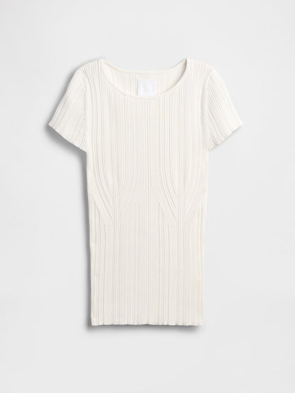 Beyaz Gapstudio Rib T-shirt