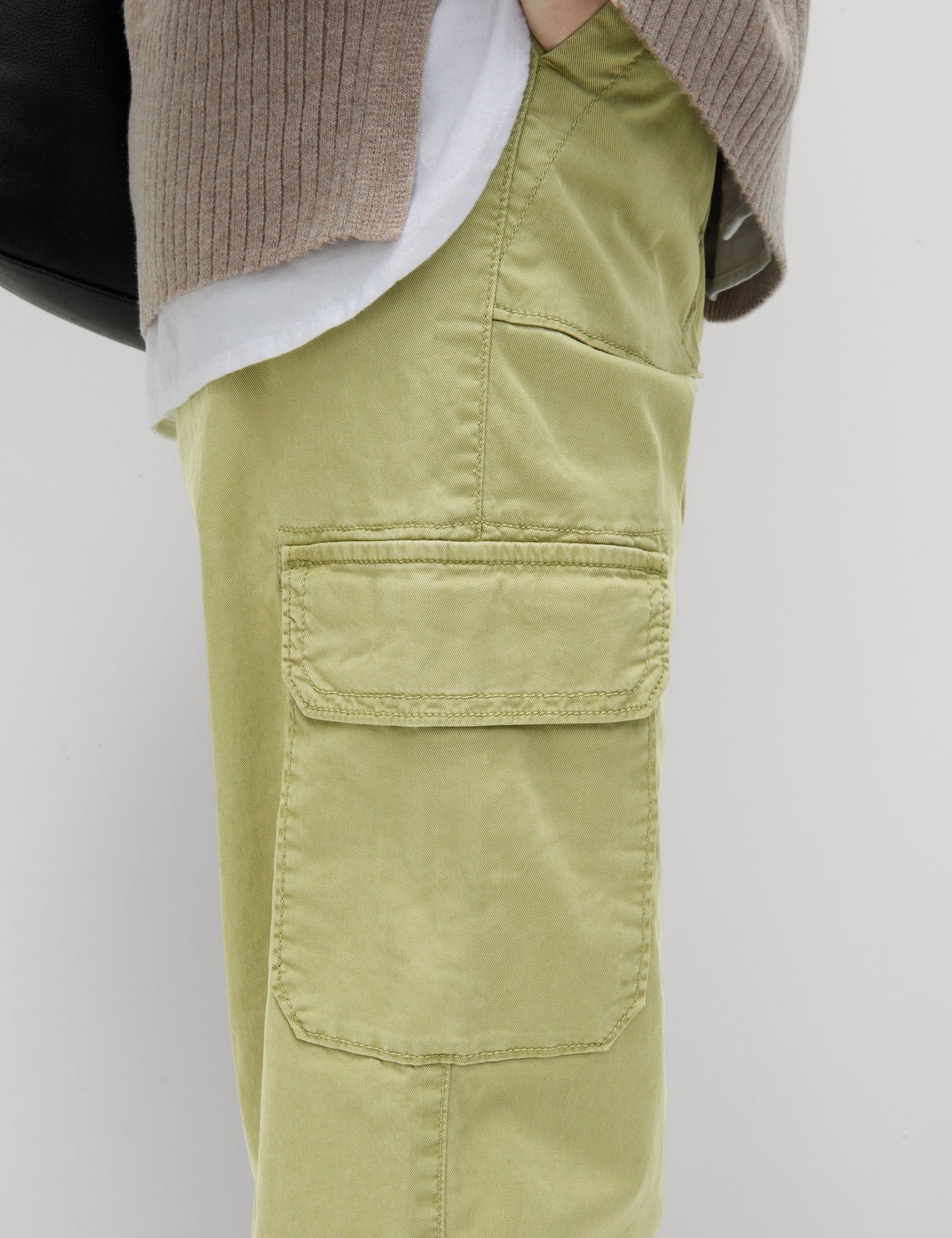 Liyosel Kargo Orta Bel Straight Fit Pantolon