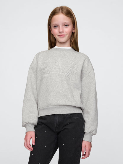 Gri Gap Logo Oversize Fleece Sweatshirt