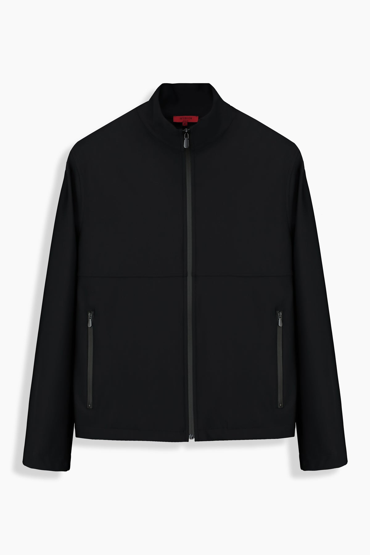 Fermuarlı Koyu Siyah Sweatshirt