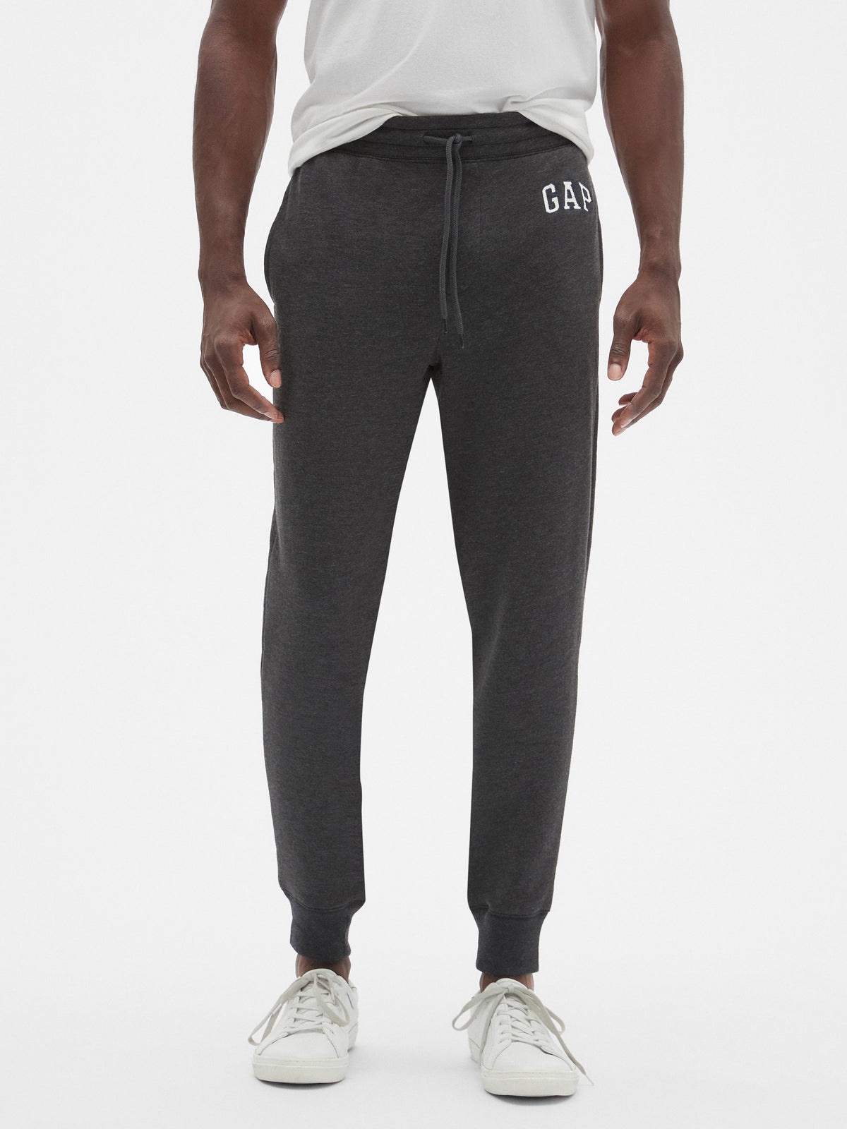 Koyu Gri Gap Logo Fleece Jogger Eşofman Altı