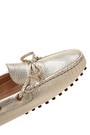 Altın Kadın Deri Metalik Loaferaltın Kadın Deri Metalik Loafer -        23sfd290632