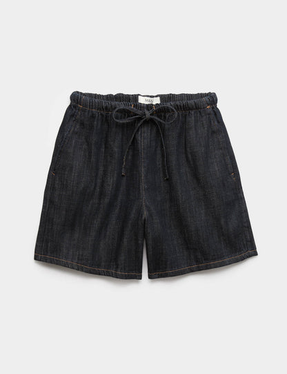 Pamuklu Denim Şort