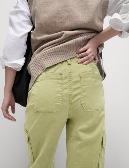 Liyosel Kargo Orta Bel Straight Fit Pantolon