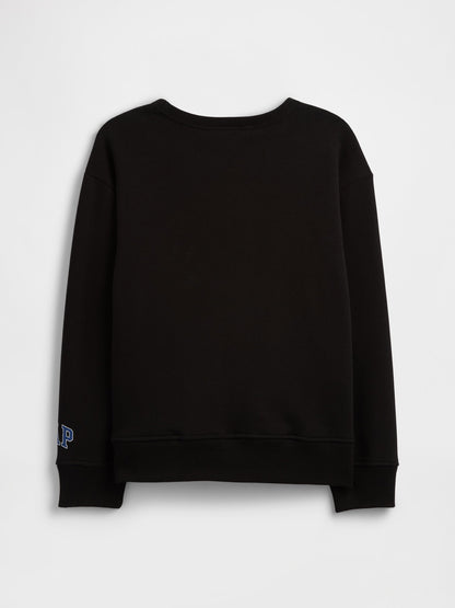 Siyah Star Wars™ Relaxed Bisiklet Yaka Sweatshirt