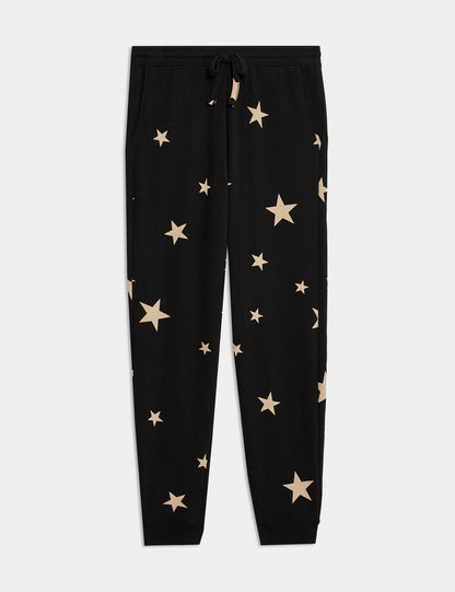 Yıldız Desenli Pijama Altı