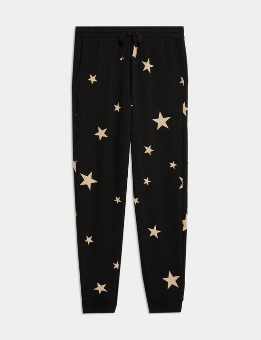 Yıldız Desenli Pijama Altı