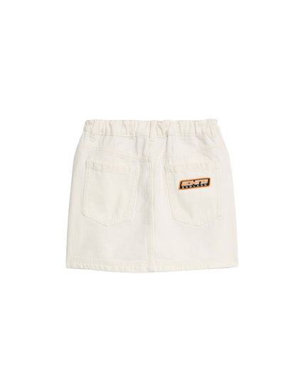 Mclaren:trade_mark: F1 Takımı Temalı %100 Pamuklu Denim Mini Etek (2–16 Yaş)