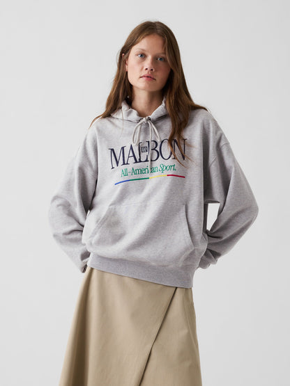 Açık Gri Gap × Malbon Heavyweight Logo Sweatshirt