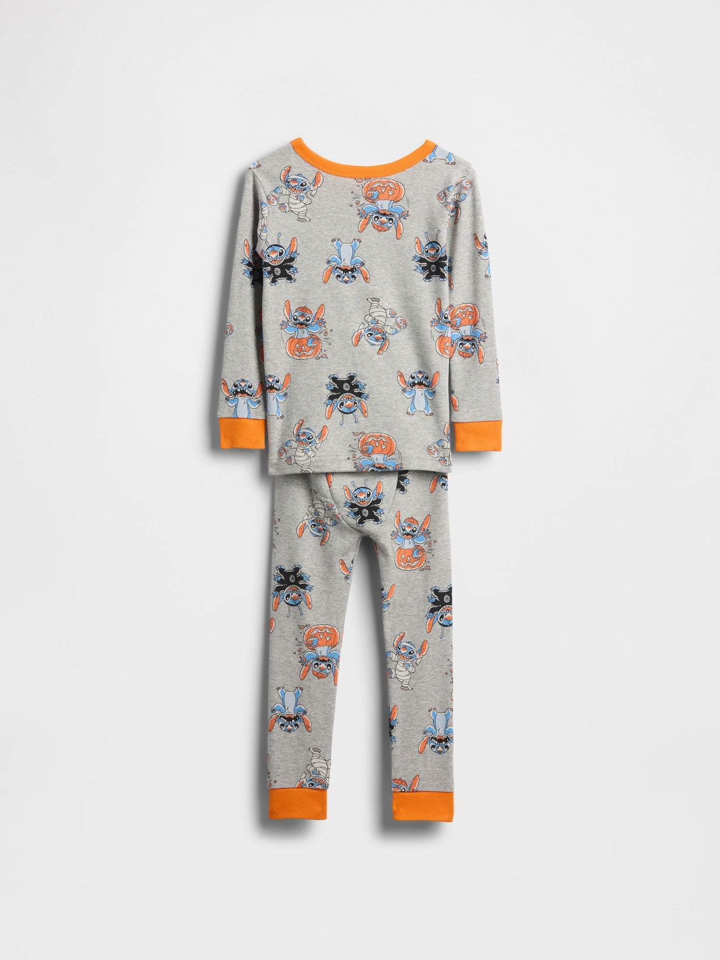 Gri Gap × Disney Organik Brushed Pamuk Halloween Pijama Takımı
