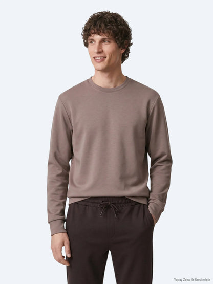 Fındık Düz Sweatshırt