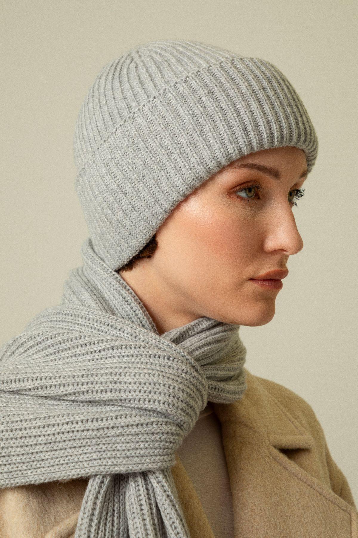 Fitilli Yün Gri Bere