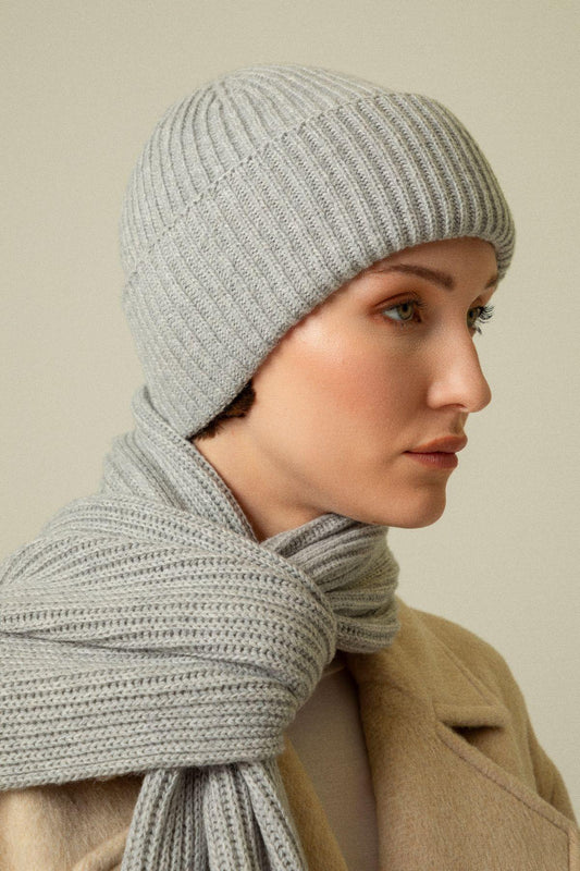 Fitilli Yün Gri Bere