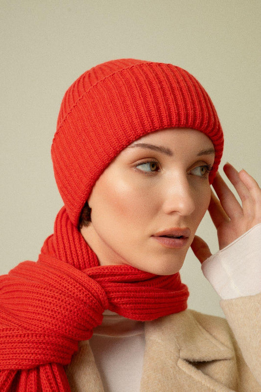 Fitilli Yün Narçiçeği Bere