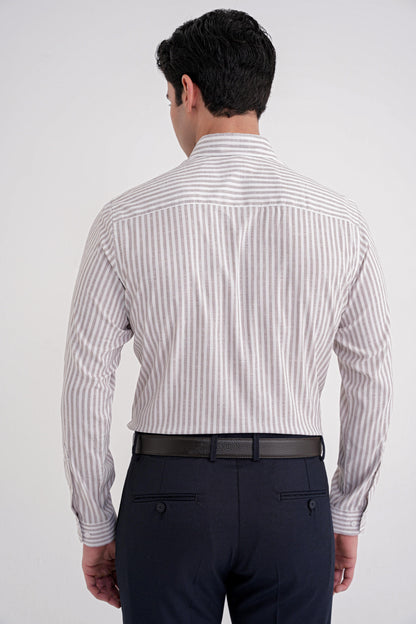 G 1598 Gömlek Slim Bej