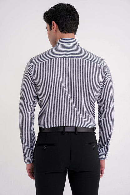 G 1598 Gömlek Slim Siyah