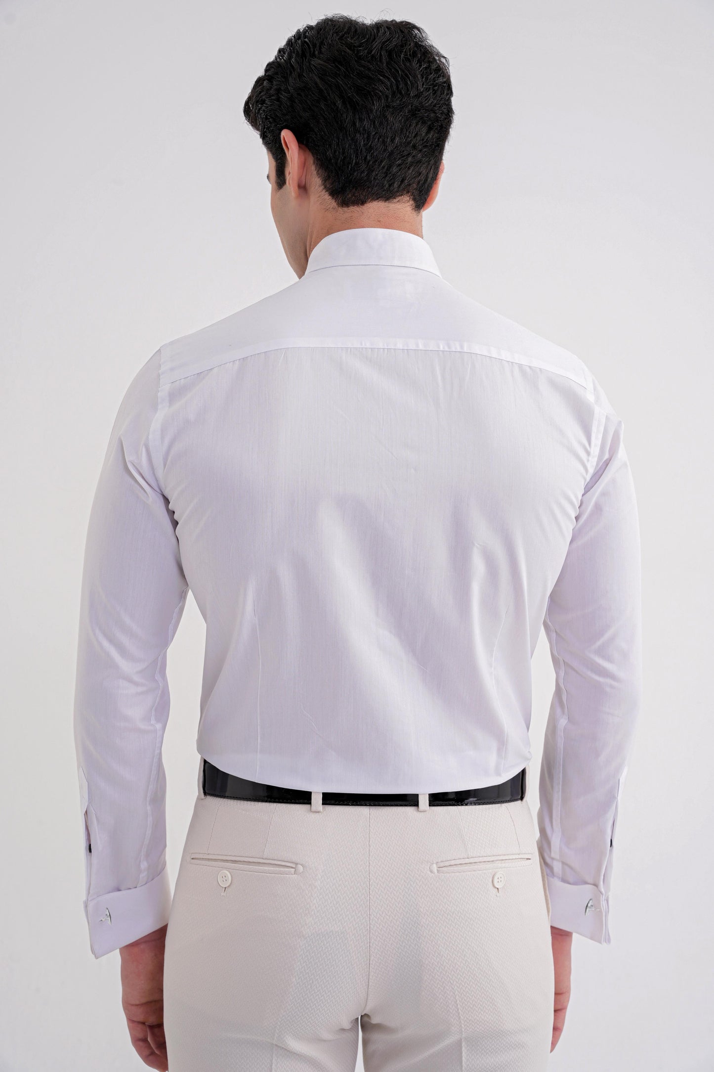 Gk 322 Slim Fit Beyaz Klasik Gömlek