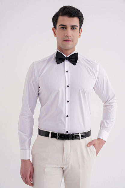 Gk 322 Slim Fit Beyaz Klasik Gömlek