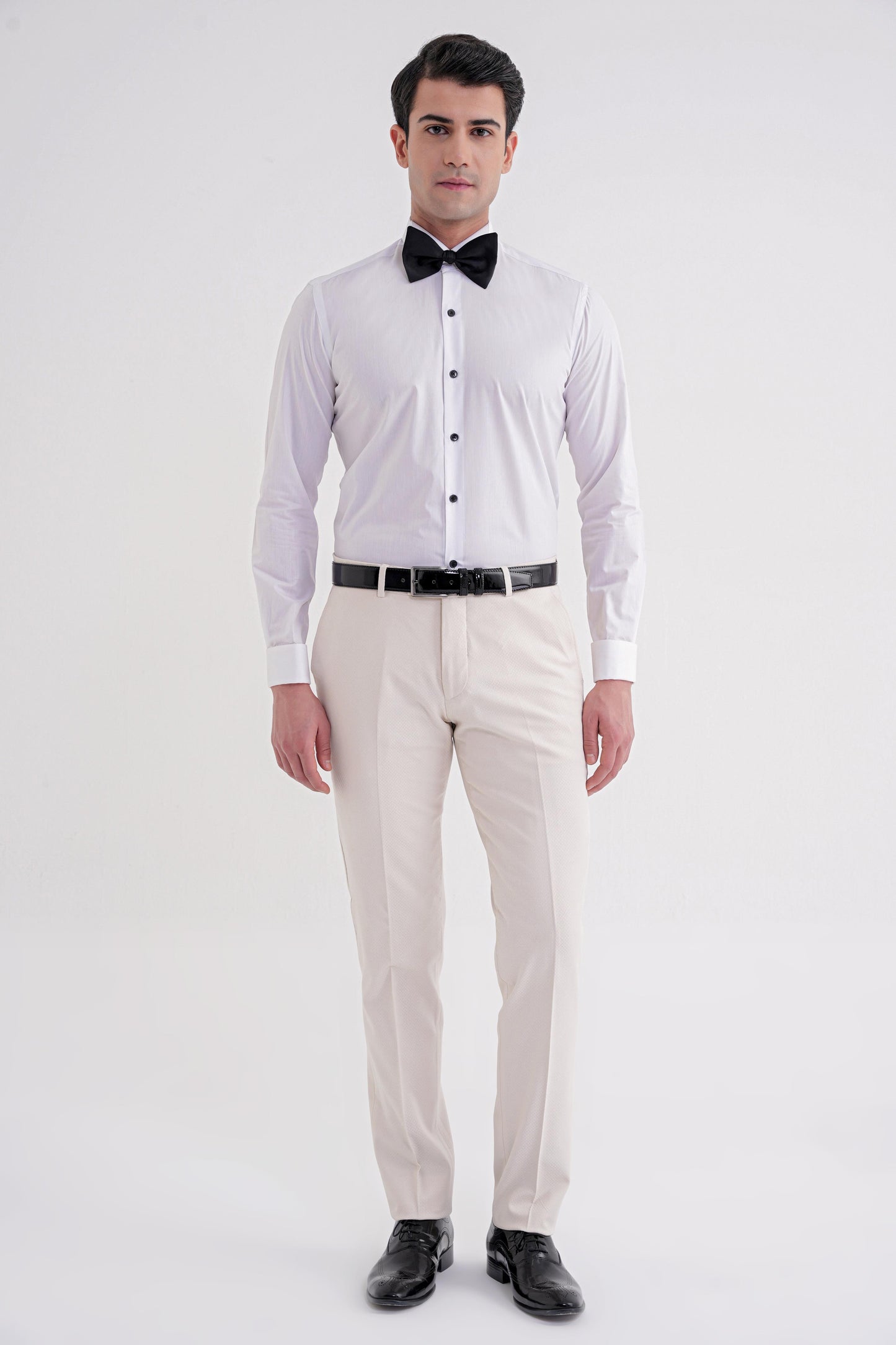 Gk 322 Slim Fit Beyaz Klasik Gömlek